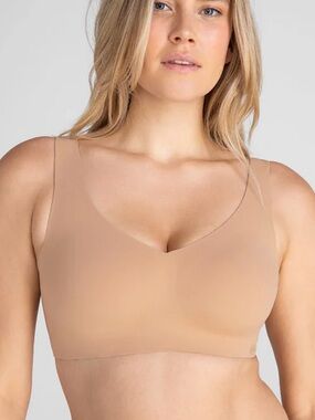 Honeylove Seamless SoftForm Nude Sand Comfort Bra Size 1X